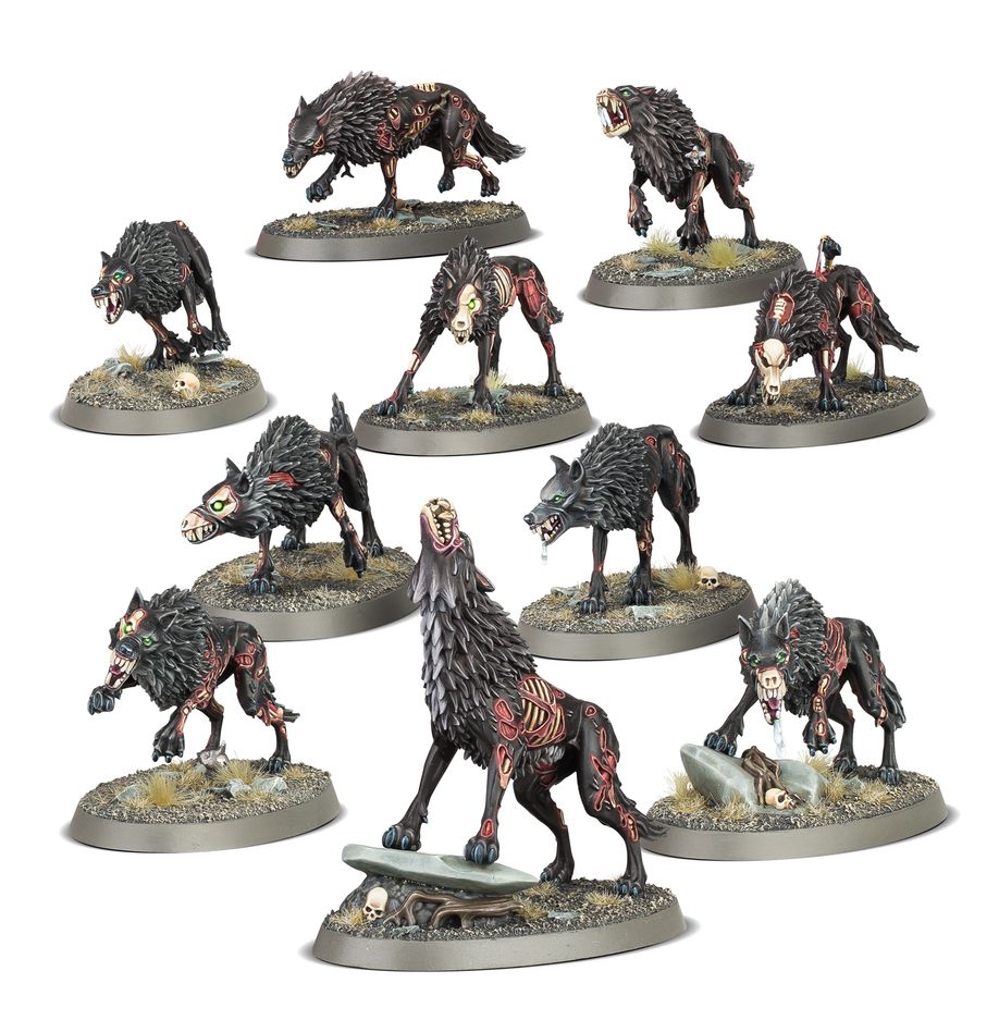 Warhammer Age of Sigmar Dire Wolves - Best Seller