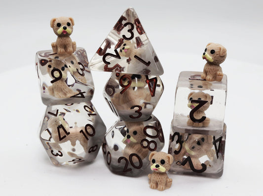 Hazel the Good Doggo RPG Dice Set