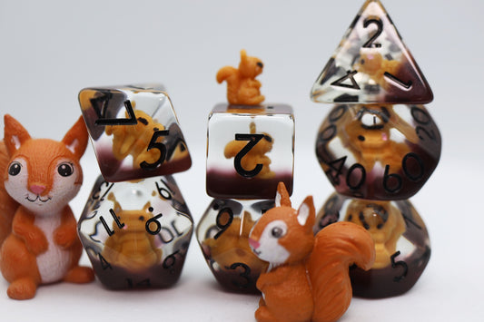 Squirrel RPG Dice Set